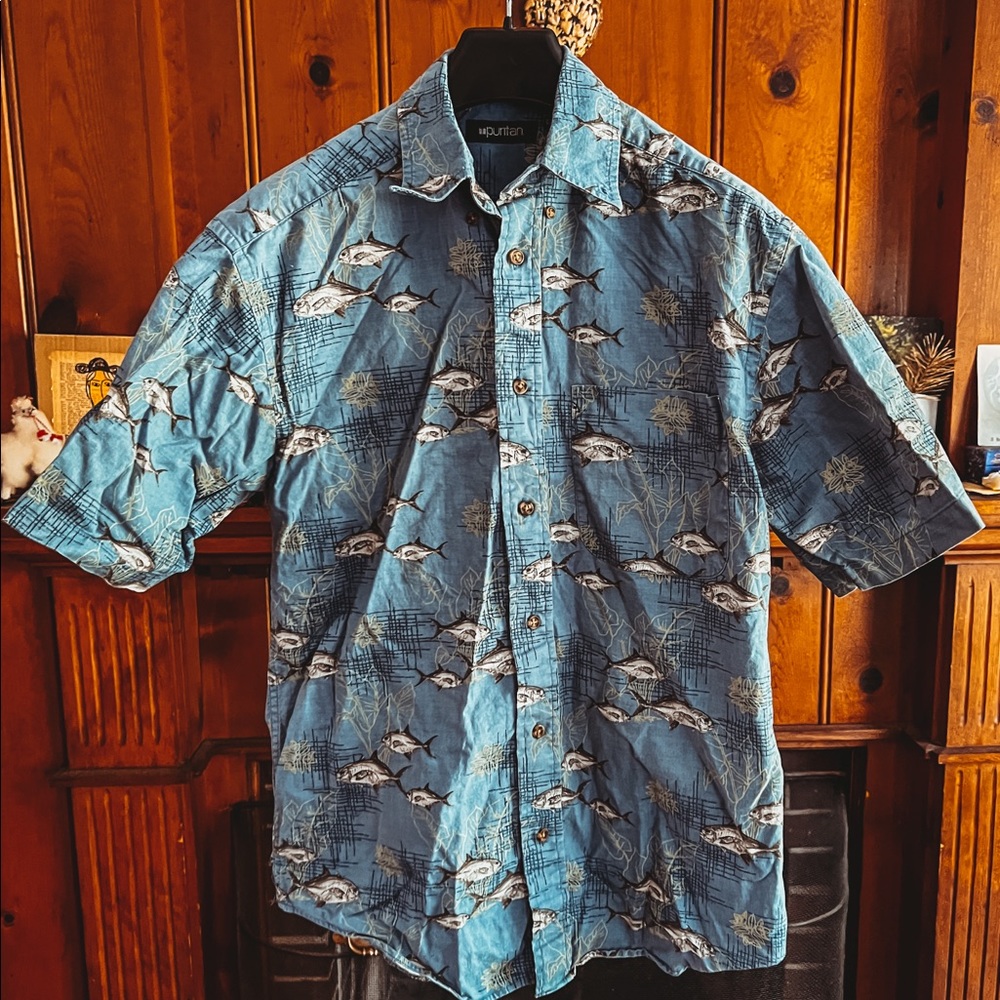 VINTAGE FISHING DAD SHIRT!!